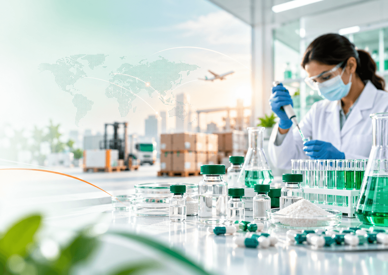Pharmaceutical research and quality-focused pharmaceutical supply